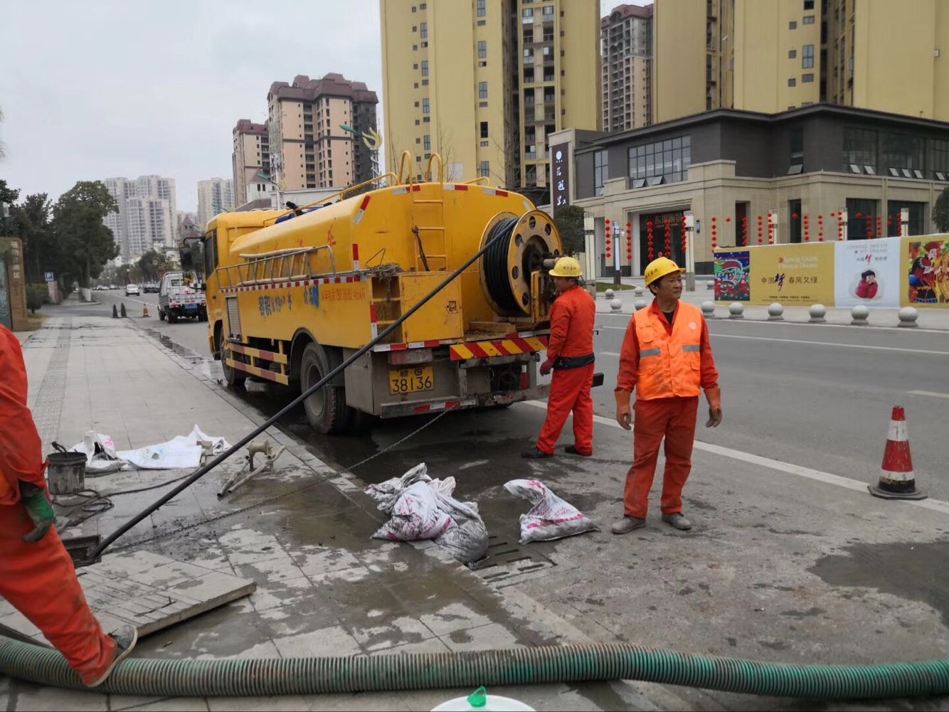 德阳排污管道清淤-管道清洗
